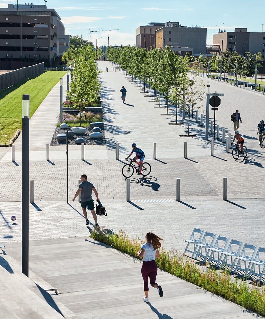 View of Colorado Springs from Park Union