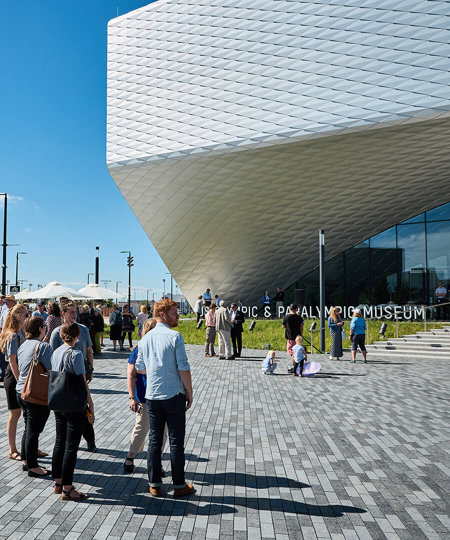Grand opening of the walking bridge at Park Union