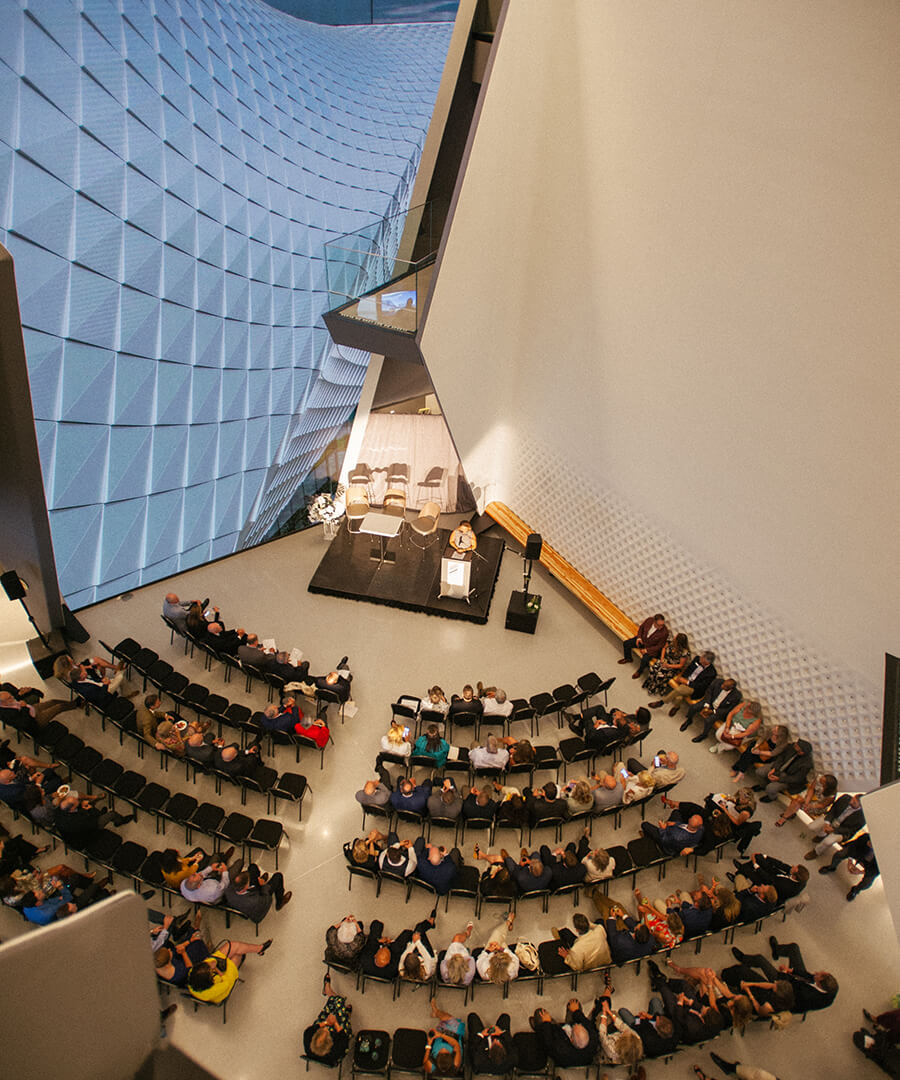 Modern ballroom and conference space for events